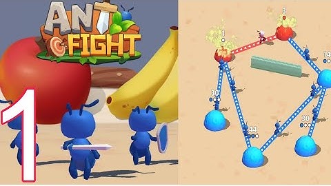 Ant Fight Gameplay Walkthrough Part 1- All Levels 1-5 ( android,iOS )