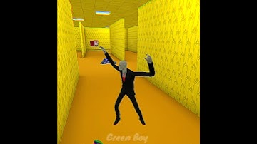 Hide in The Backroom Part 4 Green Boy #gaming #shortvideos