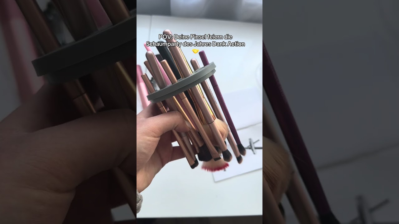 Makeup brush cleaner von Action wie wäscht ihr eure Makeup? 