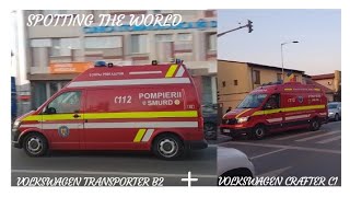 [2X] Volkswagen Transporter T6 B2 + Volkswagen Crafter C1 (SMURD) În urgență
