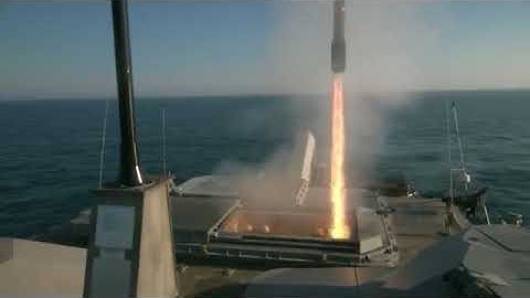 USS Milwaukee Launch Longbow Hellfire Missiles As Part Of SSMM Testing