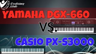 Yamaha Dgx-660 Vs Casio Px-S3000 900 Sound Vs Sound Comparison Can The Casio Compete?