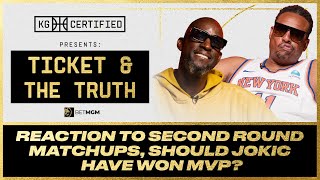 2nd Round Reactions: Knicks Injuries, Wolves or Celtics?, Jokic Rightful MVP? | Ticket &amp; The Truth