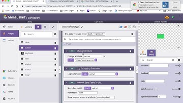 Gamespark login from GameSalad.