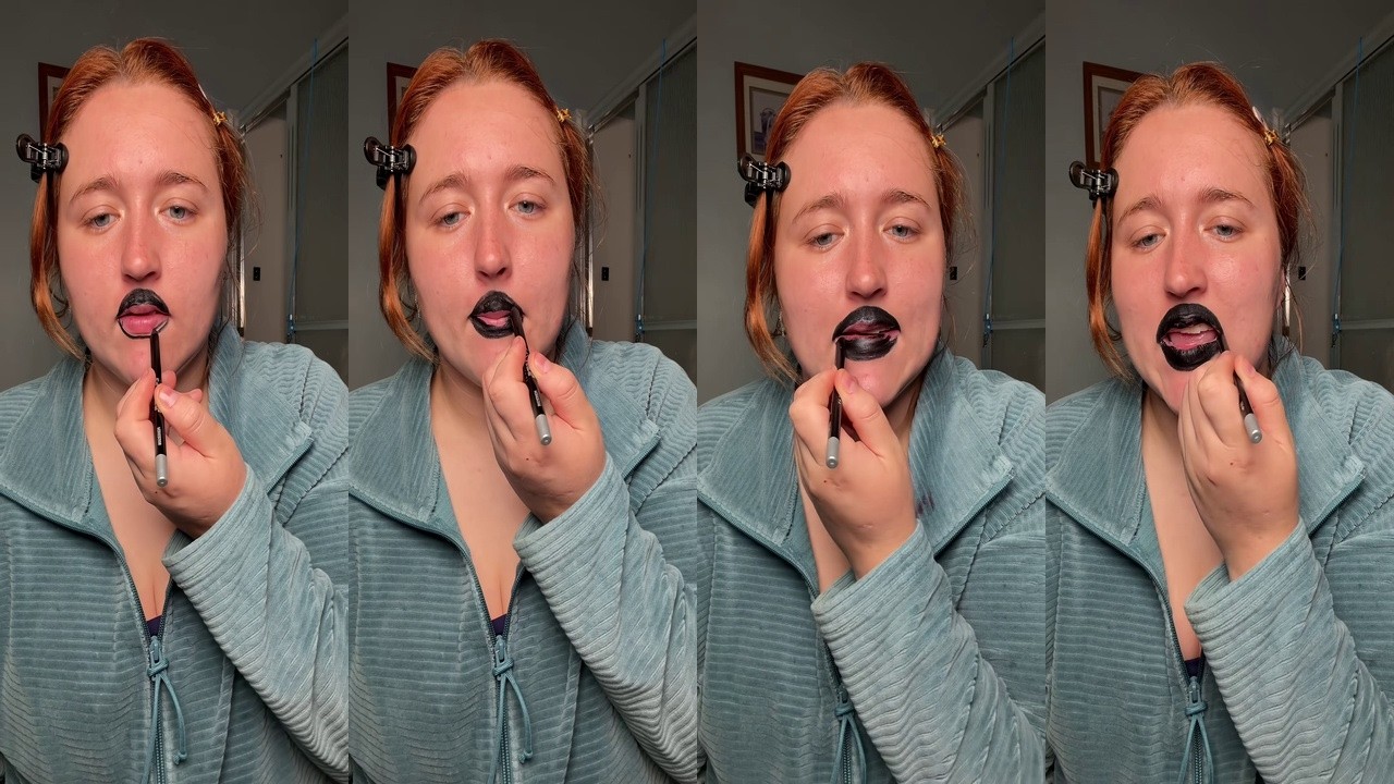 REVIEW VIRAL LIP COMBO FOR PERFECT OVERLINED LIPS - YouTube