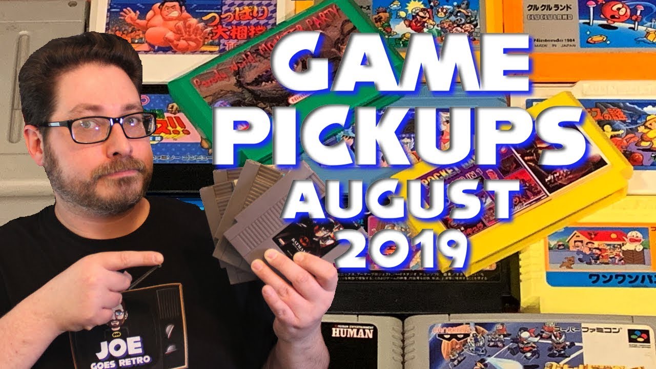 Game Pickups - August 2019 - Famicom Crazy! - Joe Goes Retro
