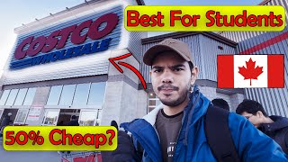 Cheapest Shopping for International Students in Canada 2024 | Costco Wholesale Market Tour 2024