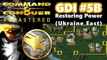A Noob Playing C&C Remastered | GDi Mission 5B - Restoring Power (Ukraine) | Tips & Tricks [HARD]