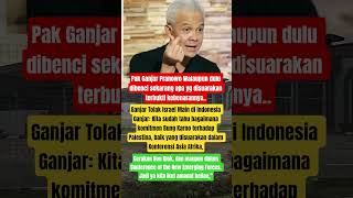 GANJAR TOLAK ISRAEL MAIN DI INDONESIA😱🔥#shorts #shortvideo #news #shortsviral #fypシ