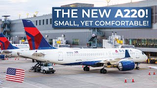 TRIPREPORT | Delta (FIRST CLASS) | Airbus A220-100 | New York LaGuardia - Houston George Bush