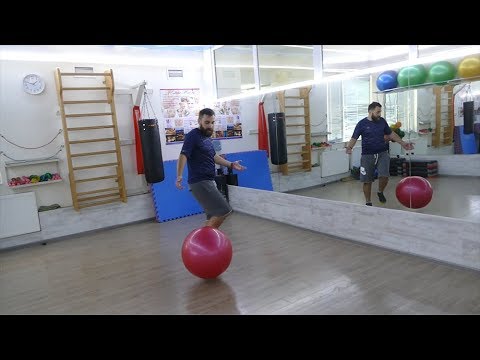 საფეხბურთო ჩელენჯი იოგა ბურთით