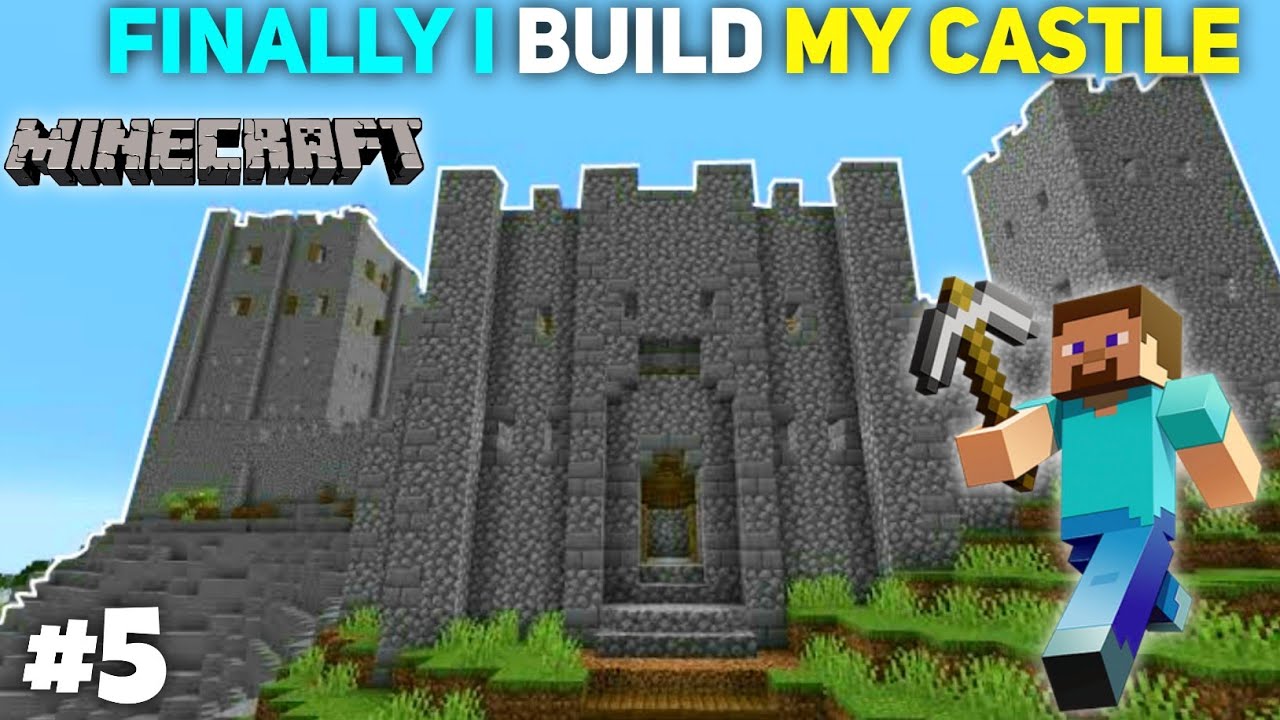 FINALLY I BUILD MY CASTLE ||MINECRAFT ||#5 ||SA6T9 - YouTube