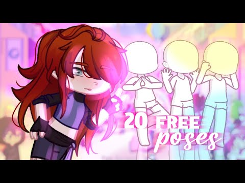[✨️] 20 FREE POSES (Description) - Gacha Life 2
