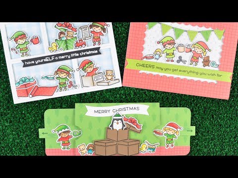 Intro to Holiday Helpers + 3 cards from start to finish