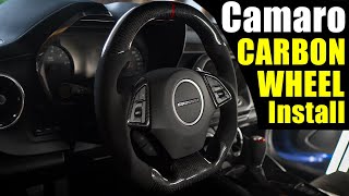 Carbon Fiber Steering Wheel Install // Camaro SS 1LE & ZL1 by Mac Pettit 13,183 views 3 years ago 12 minutes, 3 seconds