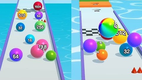 Ball Run 2048 🎱😷 - All Levels Gameplays  Android, iOS part 77