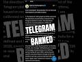 Telegram banned #shorts #ytshorts #neet2026 #reneet2026 #telegram