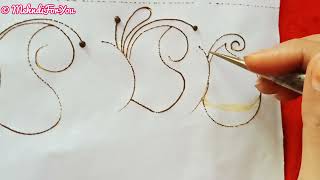 Paisley Shapes Mehndi Basic Mehndi Design कर महद क डजइन