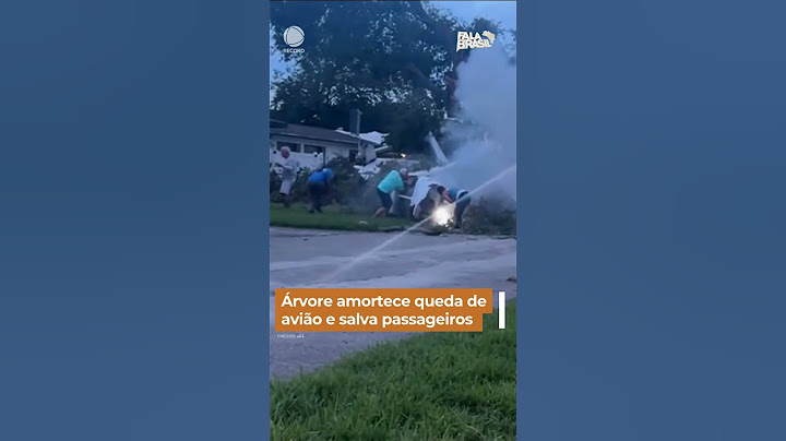 Árvore amortece queda de avião e salva passageiros #falabrasil #shorts