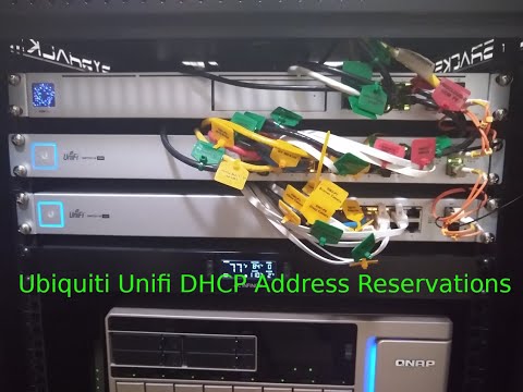 Ubiquiti Unifi DHCP Address Reservations