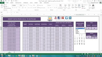 How Can Transfer_Coordinate Excel To Auto Cad Urdu Part 2