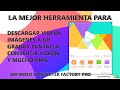 la mejor herramienta para descargar videos de cualquier pagina, crear gif, editar videos y mucho mas