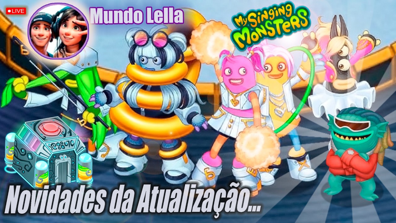Jogando a Nova Atualização My Singing Monsters - Clubbox e Pomily Family!