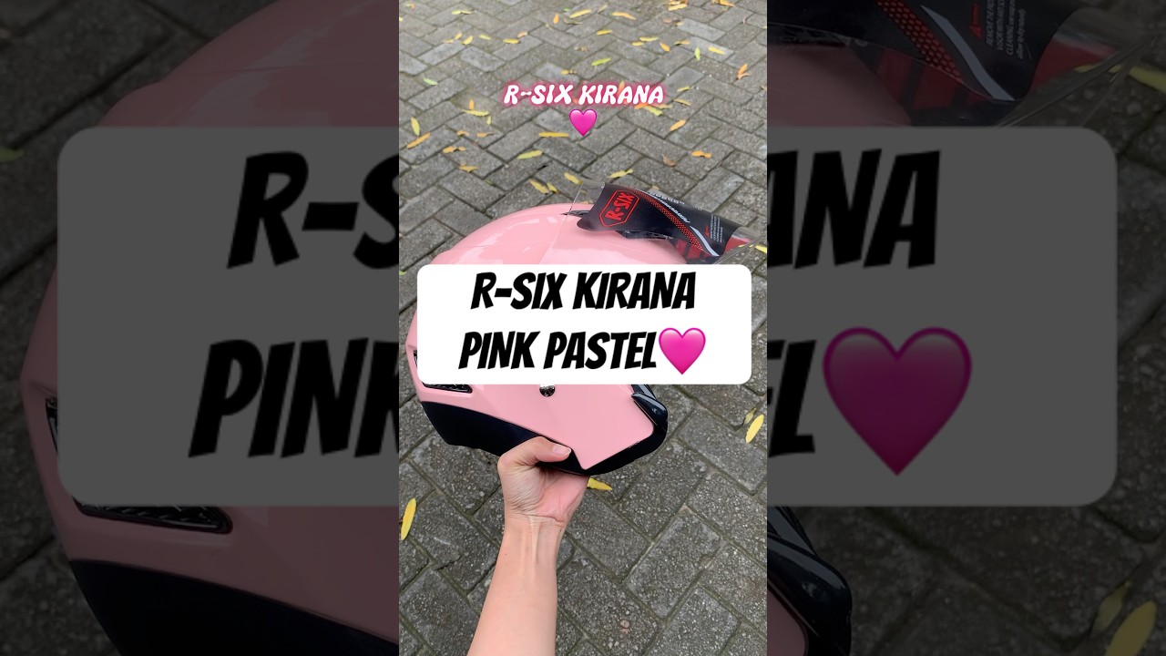 HELM R-SIX KIRANA PINK PASTEL 