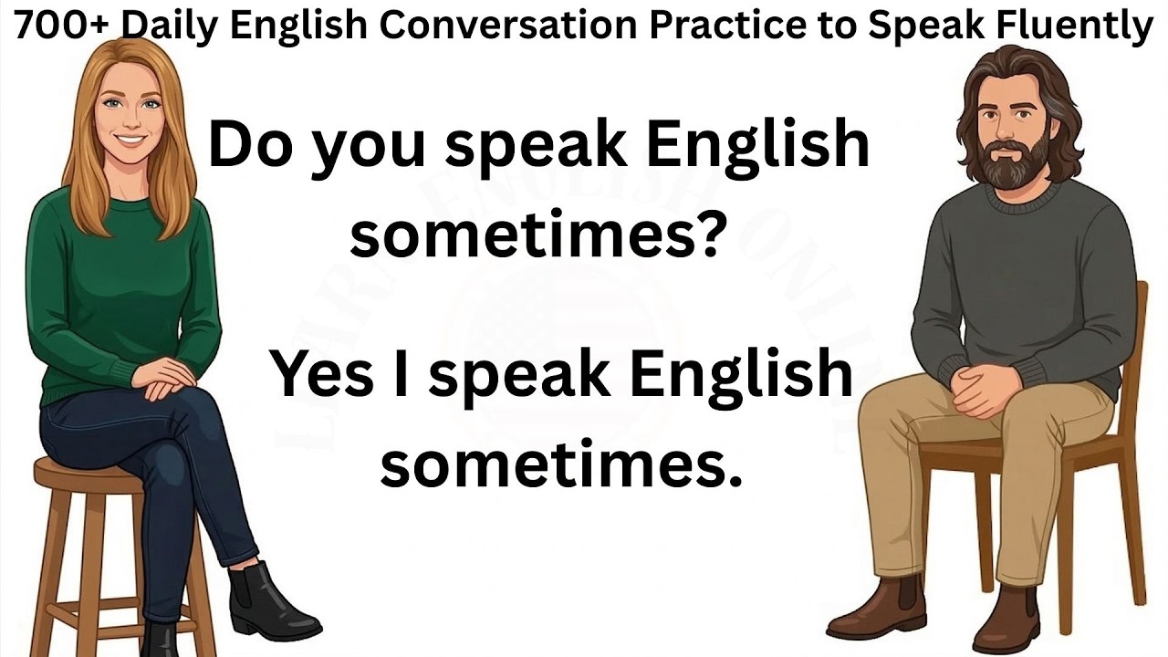 Learn English Speaking for Beginners | 700+ Daily English Conversation ...