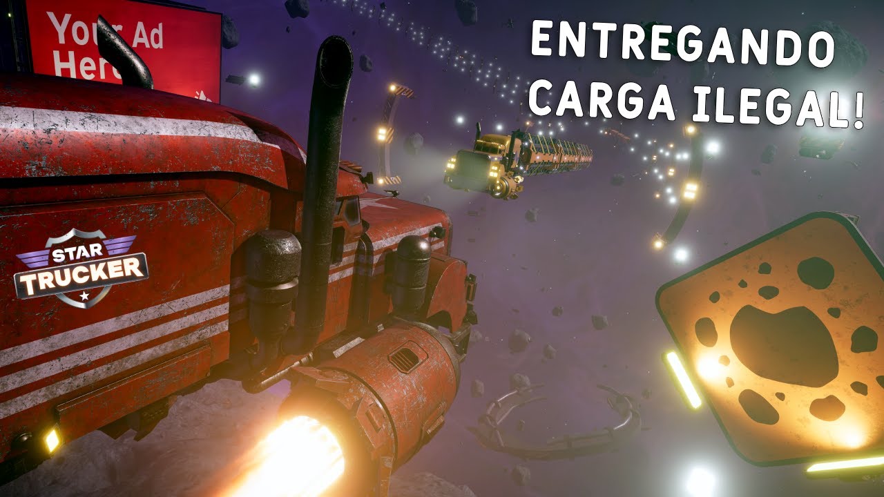 TRANSPORTE DE CARGA ILEGAL Y REPARACIONES 2# | Star Trucker Gameplay ...