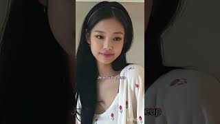 Proof that Jennie wears a lot of makeup|blackpink jennie