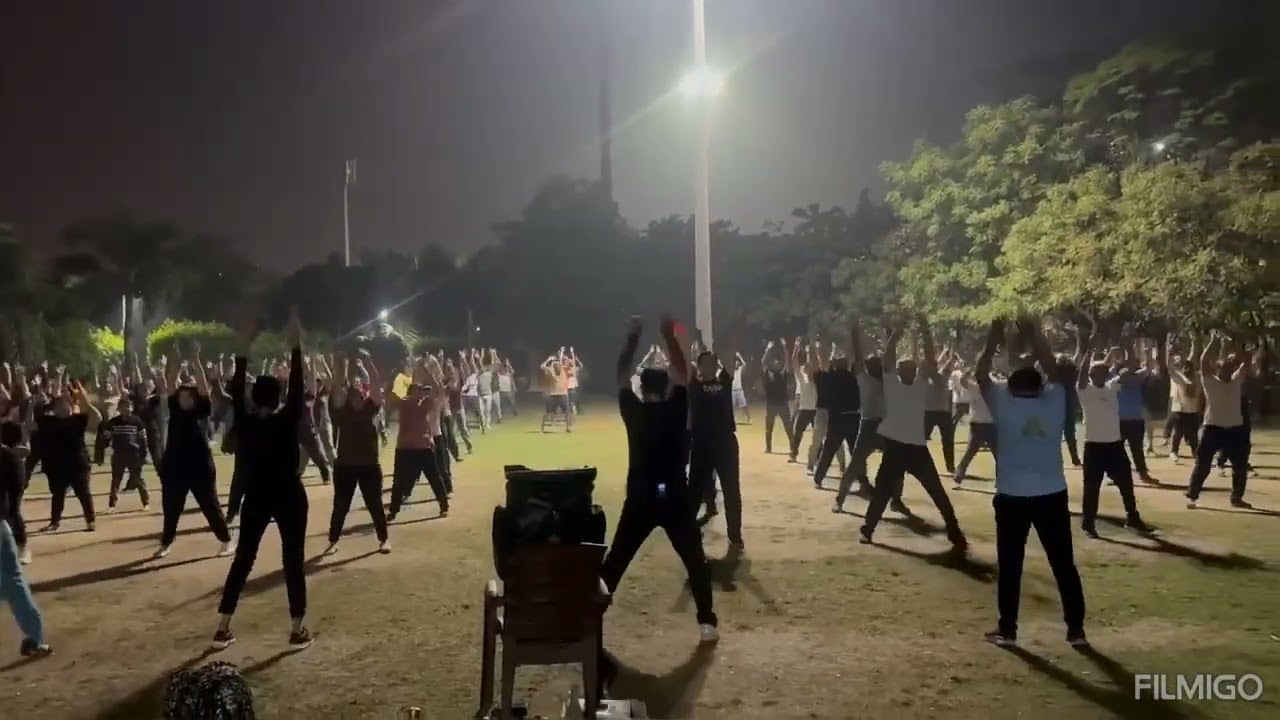 Happy Morning club # Free # Aerobics # Yoga # Mediteshan # Garba 