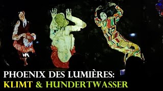 Phoenix des Lumières, Dortmund: Gustav Klimt und Friedensreich Hundertwasser + Journey