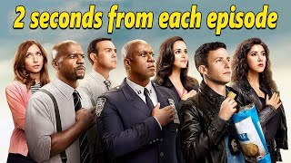 2 seconds from each episode of Brooklyn Nine-Nine