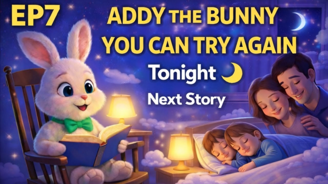 Сегодня вечером можно попробовать ещё раз 🌙 | Сказка на ночь про кролика Адди для детей. Эпизод 7