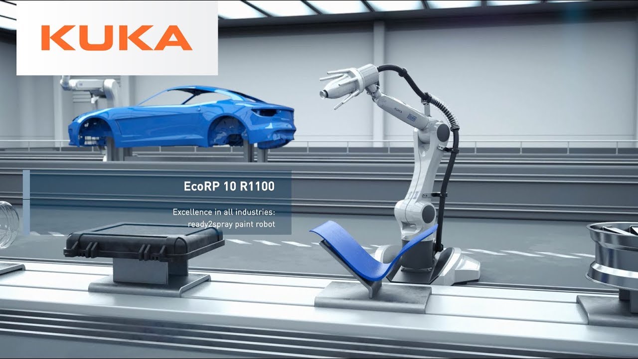 Dürr & KUKA Launch ready2_spray Paint Robot for General Industry - YouTube