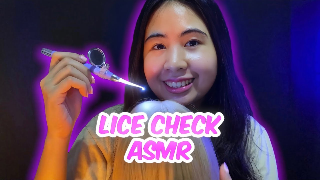 Tagalog ASMR | Lice Check On Wig (mouth sounds + head scratching)