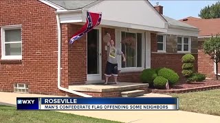 Macomb Co. man flying confederate flag says 'black people' aren't welcome