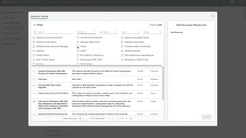 New Self-Service Adoption Guidance Catalog in VMware Connect Success
