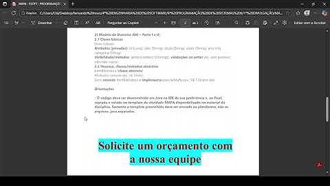 Nesta atividade, você construirá um Sistema de Biblioteca em Java, executado em console, com foco