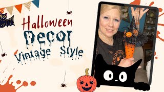 Lets Make Some Vintage Halloween Decor!