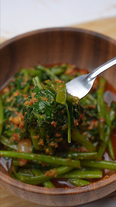 Episod 252 | Resepi Kangkung Goreng Belacan | 2 Minit 1 Resepi by Che Sayang Kitchen