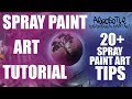 Spray Paint Art Tutorial - Tree Of Life - Spray Art Tutorial