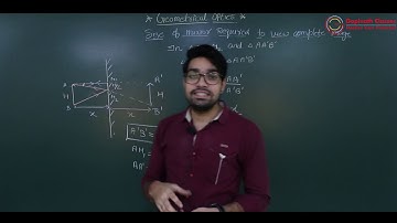 GEOMETRICAL OPTICS | LECTURE 9 | SIZE OF MIRROR REQUIRED TO VIEW COMPLETE IMAGE