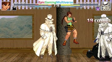 Twilight Sparkle And Gentleman Ghost VS Lara Croft And Darth Vader In A MUGEN Match / Battle / Fight