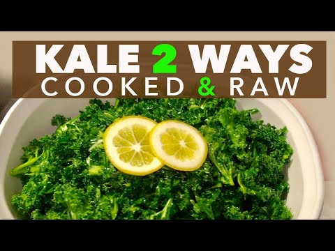 How To Cook Kale Greens In Fifteen Minutes - YouTube