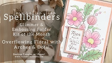 Spellbinders | Glimmer Hot Foil & Embossing Folder Kits of the Month Aug 2023 | Card Making Tutorial