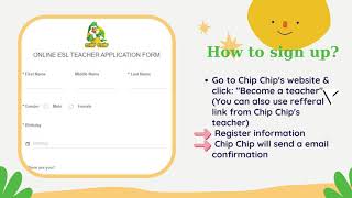 Application Process- Chip Chip Education Part 1 How To Apply