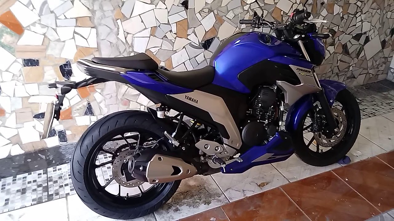 Fazer fz25 com pneu maior 160/60/17