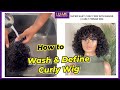 How to Wash & Define Curly Wig丨Straight Out of Box丨LUVME HAIR